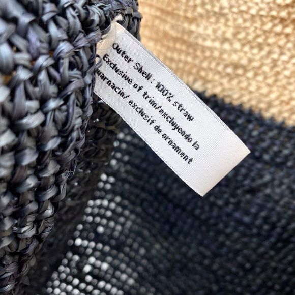 Kayu Women's Elin Two Tone Raffia Woven Tote New - Picture 14 of 16